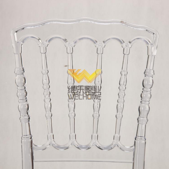 Transparent acrylic Napoleon chair for wedding/event